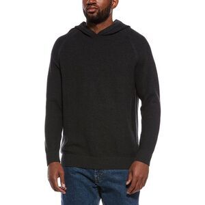 The Normal Brand Mens  Coolmax Textured Hooded Sweater, Gray